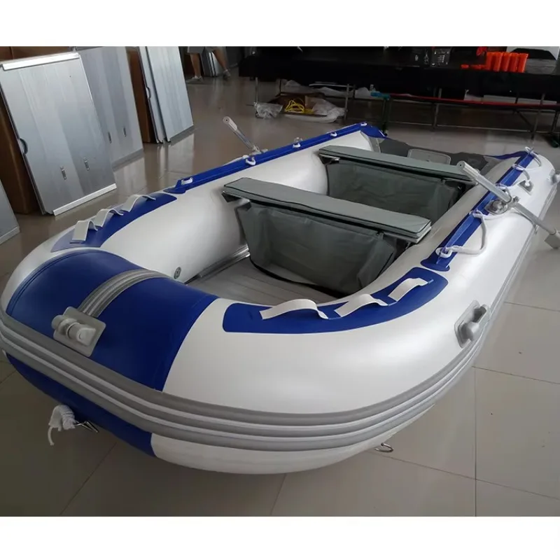 2026 Electric Motor Inflatable Boat Inflatable Life Raft Boat 3.8m Plywood Floor Inflatable Boat