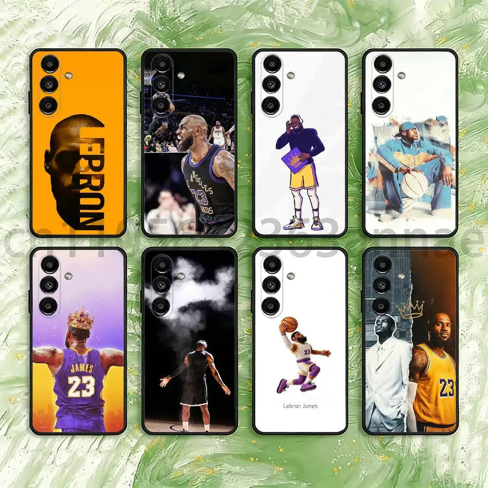 GOAT Basketball Sports Star 23 Phone Case For Samsung S25,24,23,22,21,S20,Ultra,Plus,FE Black Soft Cover