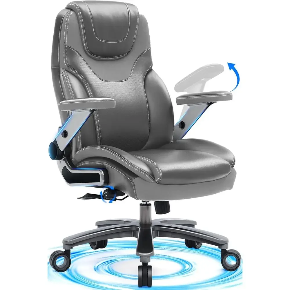 Ergonomic 600lb Capacity Big & Tall Office Chair with 5D Adjustable Arms and Lumbar Support
