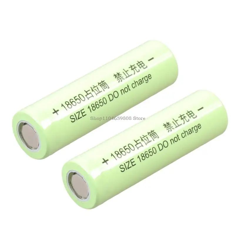 Set of 2PCS 18650 Battery Empty Housing Dummy Battery Setup Shell 0V for Assembly Training Only Series Use