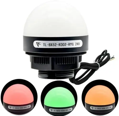 

Светодиодный сигнальный маяк 24В, 3-цветная промышленная сигнальная колонна, водонепроницаемый маяк с коммуникацией по RS485