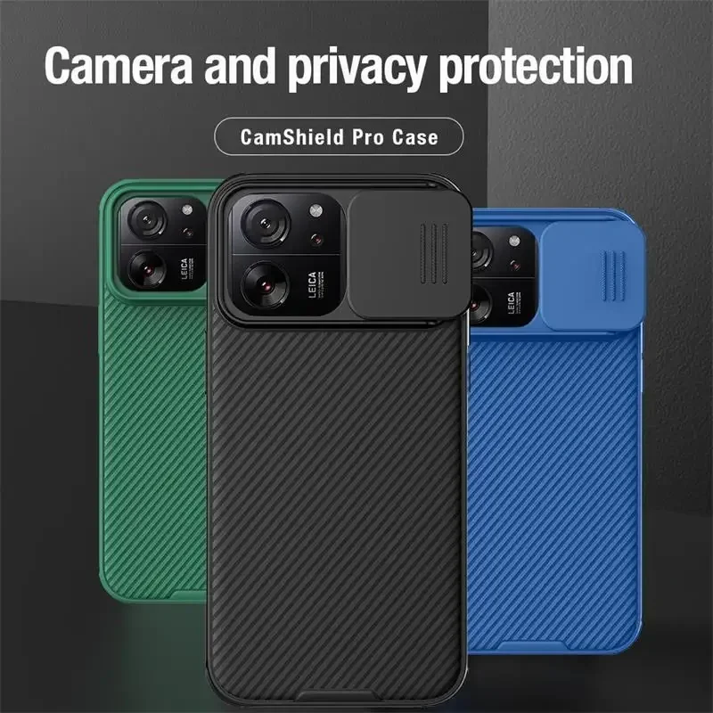 Case For Nillkin For Xiaomi Mi 13T Pro 13T 5G Case Camera Protection Lens Camshield Frosted Hard 360 Full Back Cover For Mi13T