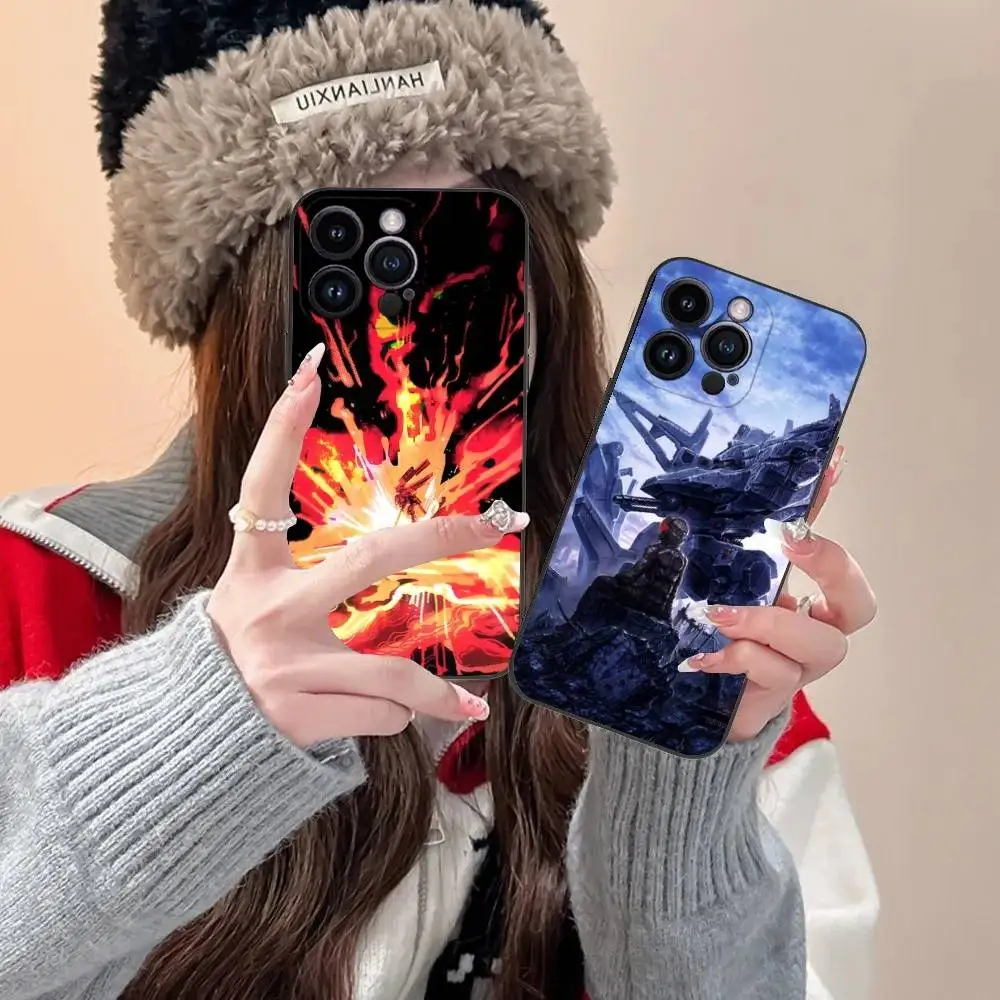 

A-Armored Game Core Phone Case For iPhone 16,15,14,13,12,11,Pro,XS,Max,XR,Plus,E,SE4,Mini Black Fashion Cover
