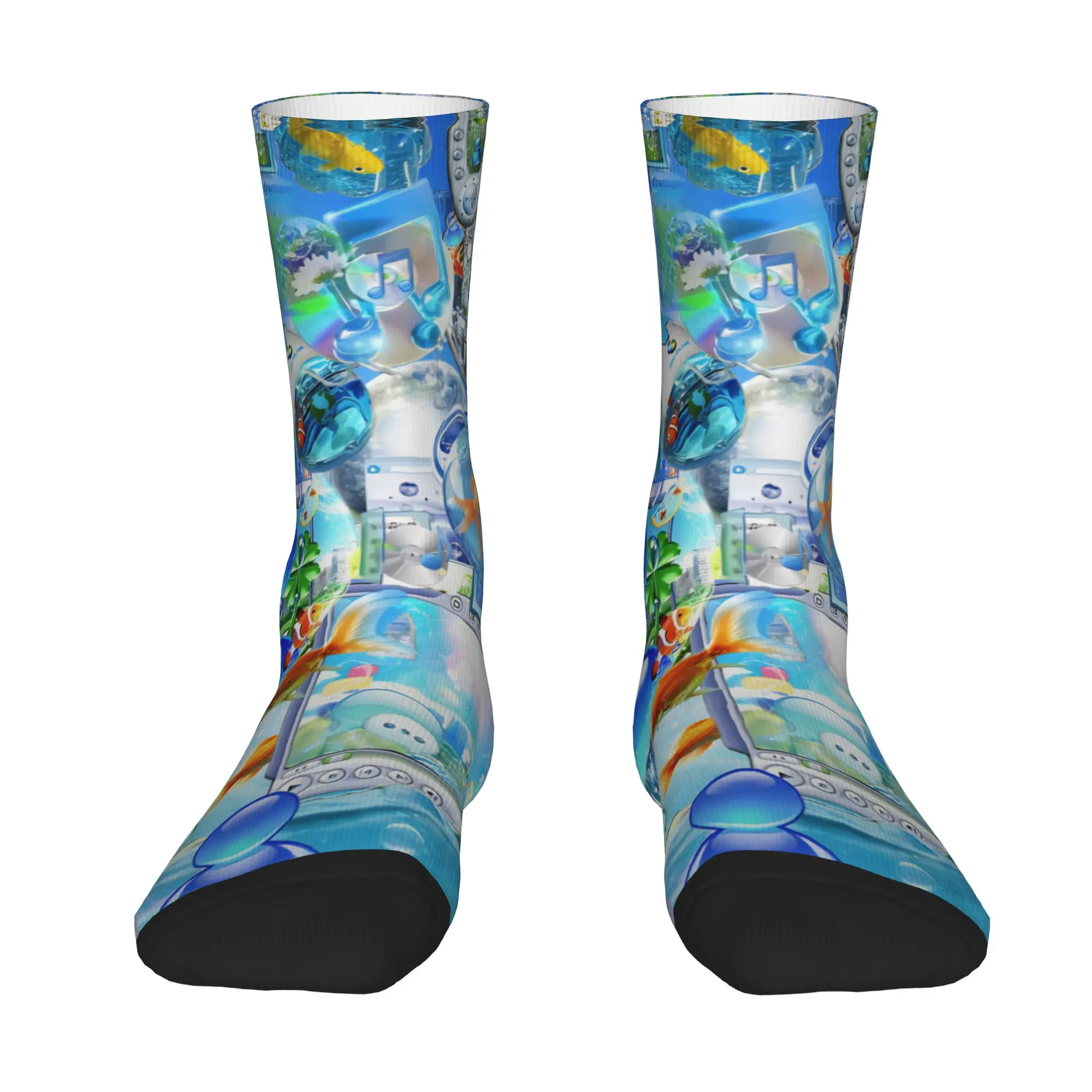 Frutiger Aero Socks Merchandise For Men Women  Sports Socks Super Soft Birthday Present
