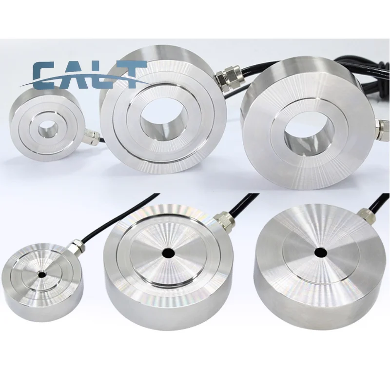 

CALT LCHX-A04 Круговой тензодатчик от 0,5 до 200 кН, усилие крепления, датчик силы сжатия через сквозное отверстие, настраиваемый