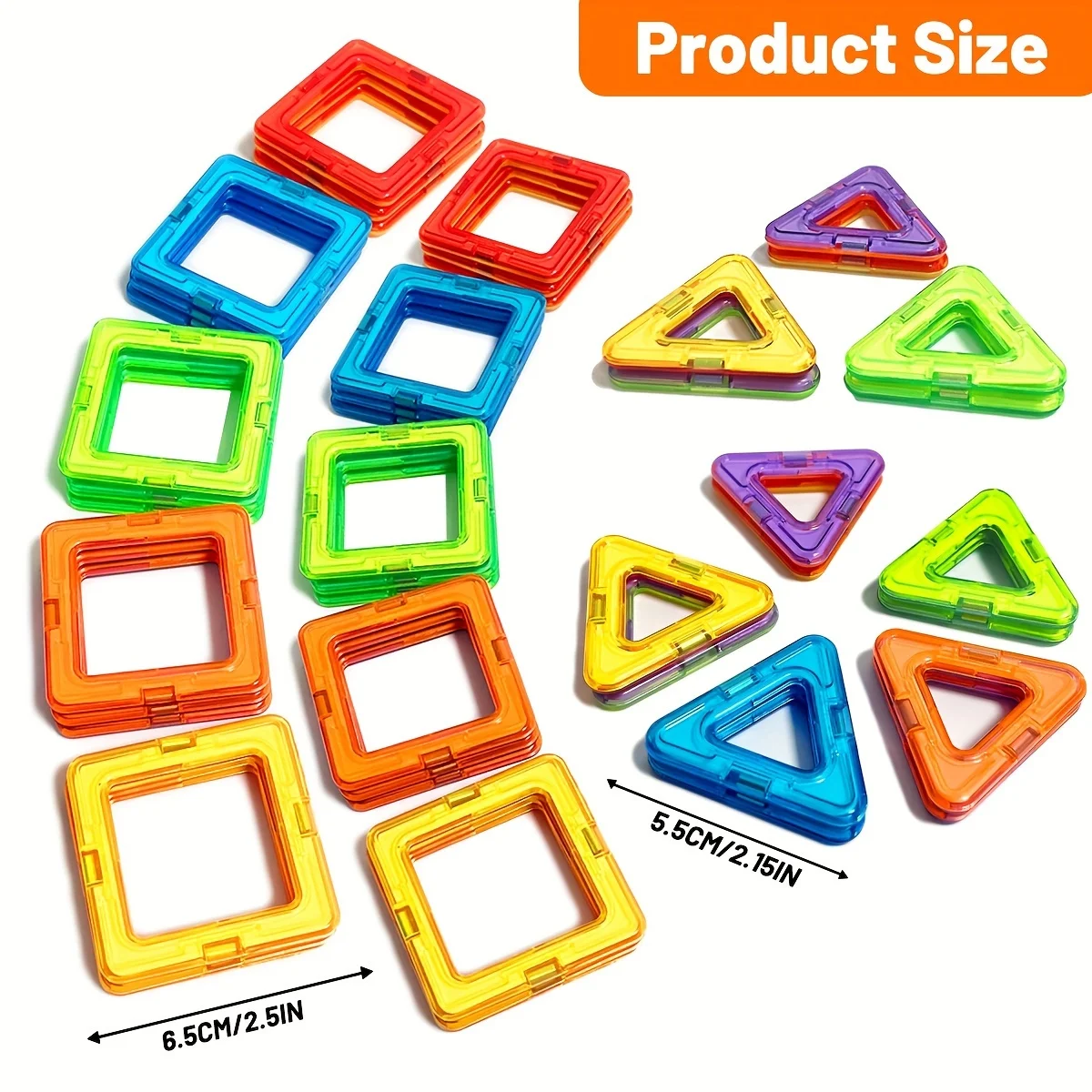 Magnetic Magnetic Toys for Boys Girls Magnetic Blocks Building Set for Toddlers Educational Toys Kids DIY Montessori Gifts