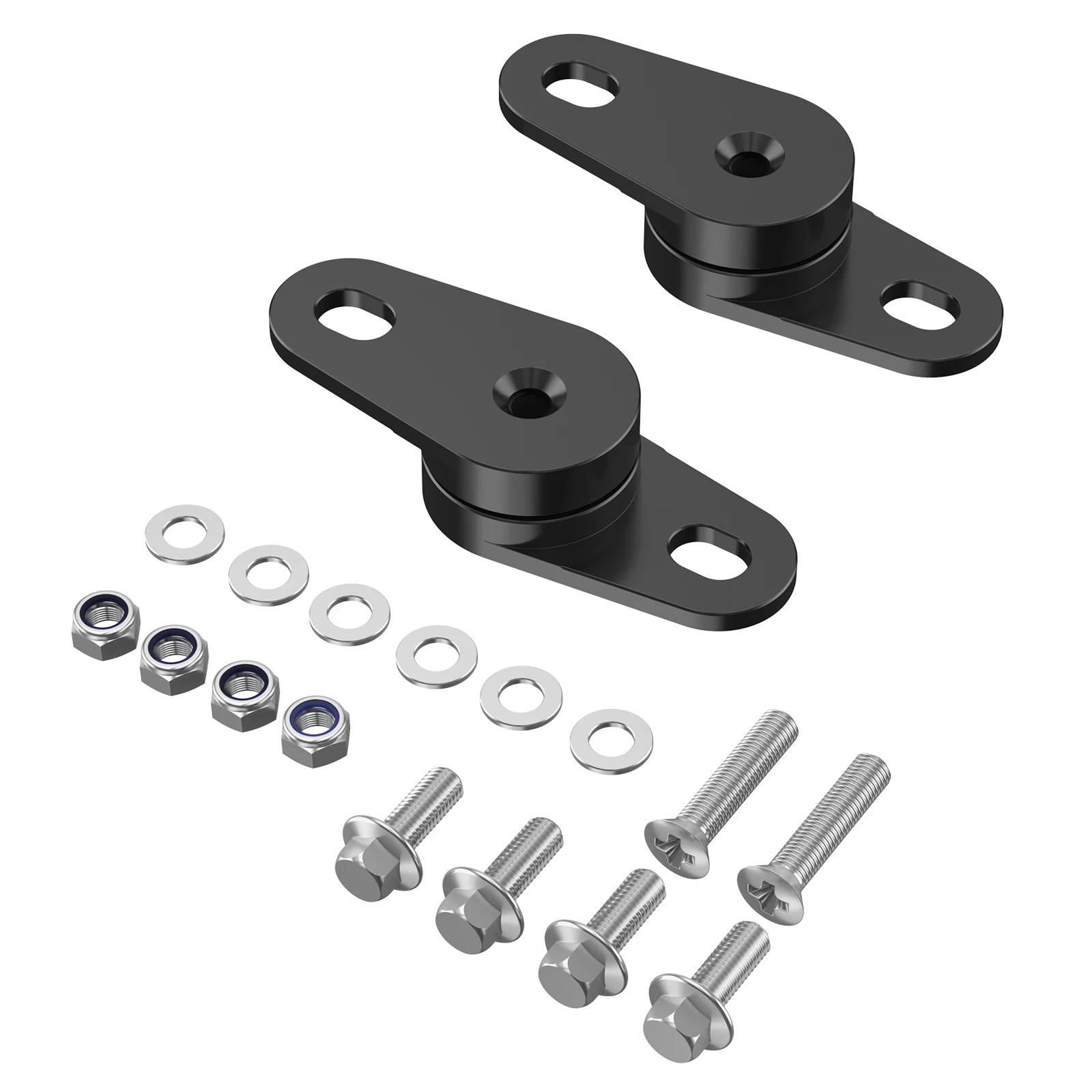 NICECNC Auspuffrohrhalterungen für Yamaha Banshee 350 YFZ350 YFZ350SP 1987–2006, verstellbare Aluminium-Schalldämpferhalterung für ATV – Detail 11