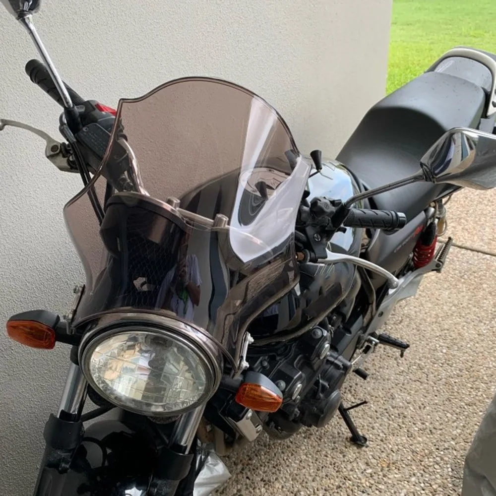 T48C_for Honda Hornet CB400 CB600 CB750 منحرف الزجاج الأمامي للدراجات النارية #2