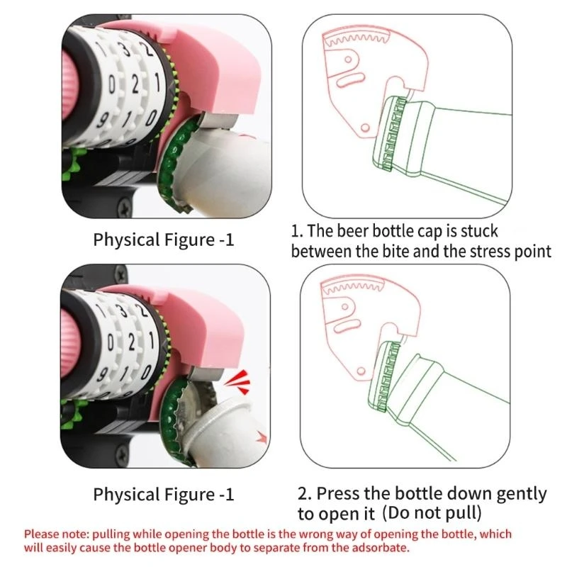 Multifuntional Bottle Caps Remover Wall Mounted Counter Bottle Opener for Beer Q5WC