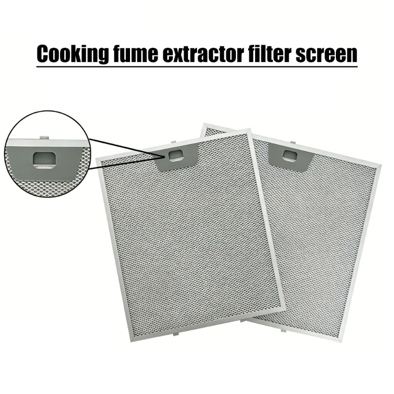2PCS Premium Aluminum Grease Catchers For Range Hoods Featuring Frame Design