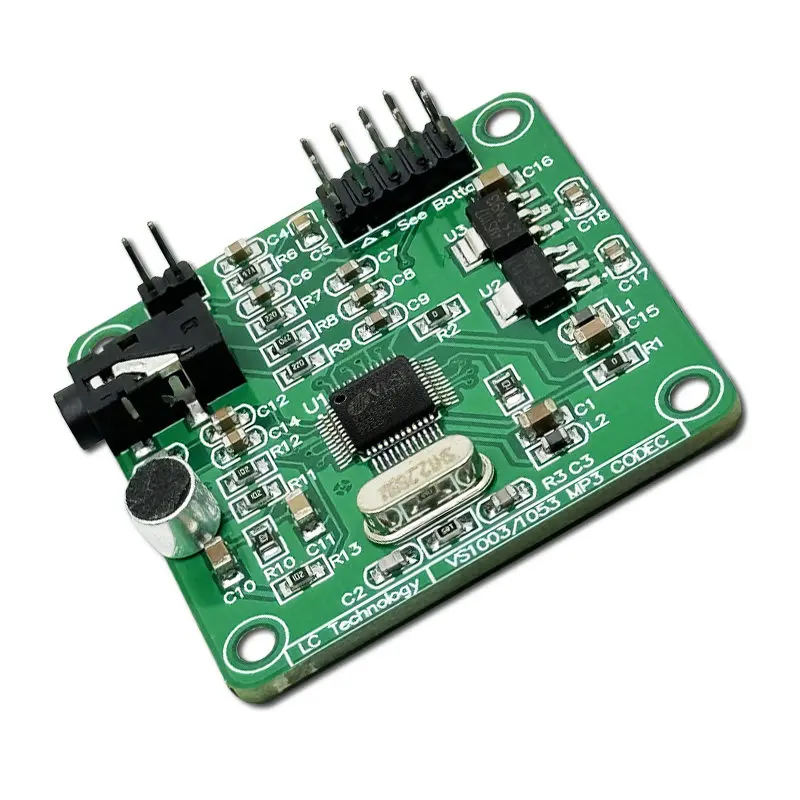 VS1053 Module MP3 Playback Module Audio Decoding Development Board Onboard Recording Function