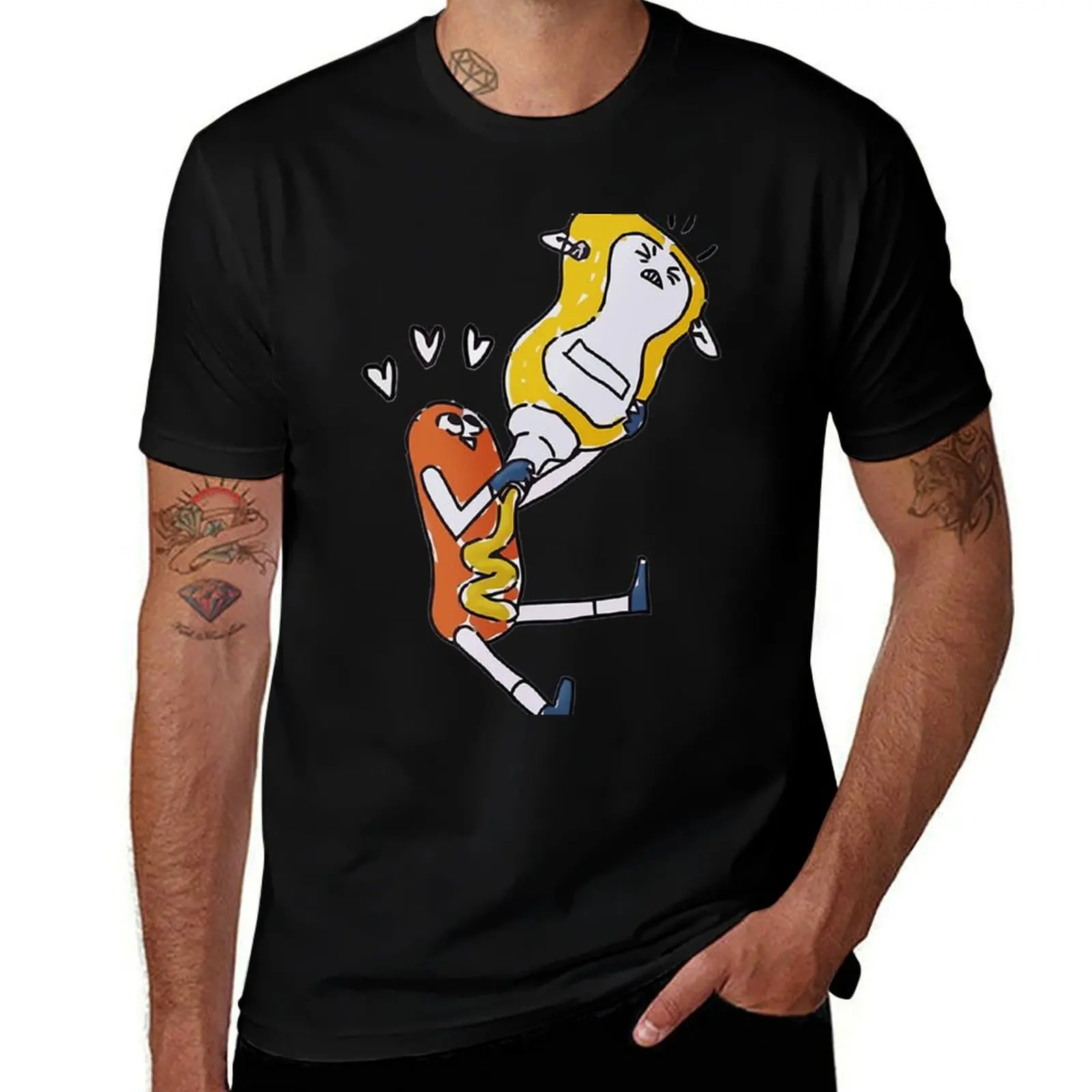 

Hawt Dawg Man Loves T-Shirt t shirt personalised man t shirt cotton high quality