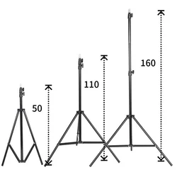 Live Broadcast Tripod Landing Type Camera Anchor Selfie Light Frame Metal Thermometer Holder