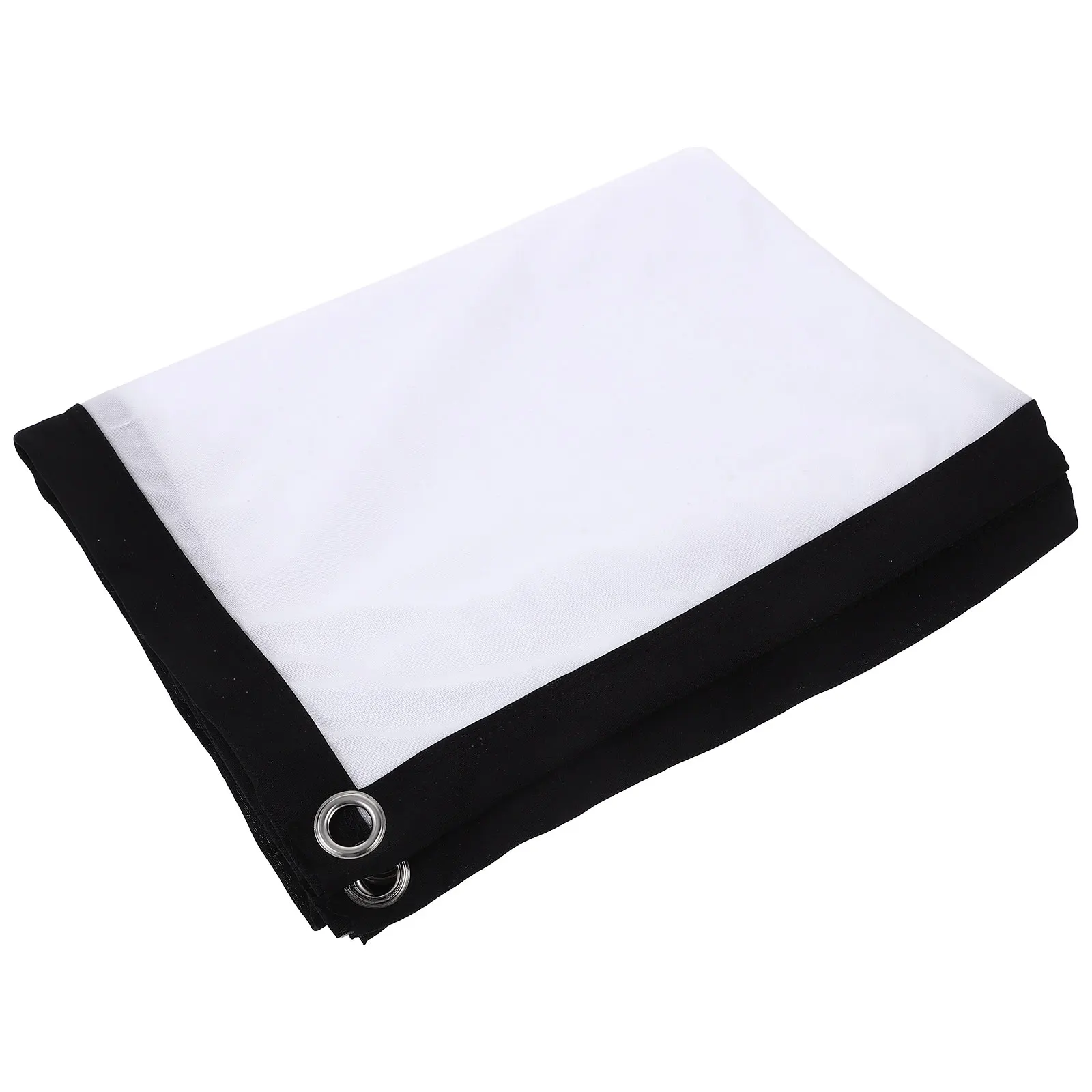 

84 Inch High Brightness Portable Projection Screen for LED 3D Projector Event Reusable Polyester Cloth Foldable