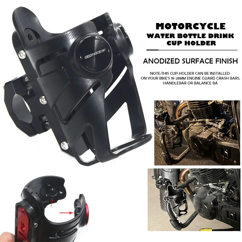 

For GILERA GP800 GP 800 Universal Moto Beverage Water Bottle Cage Drink Cup Holder Sdand Mount Motorbike Accessories