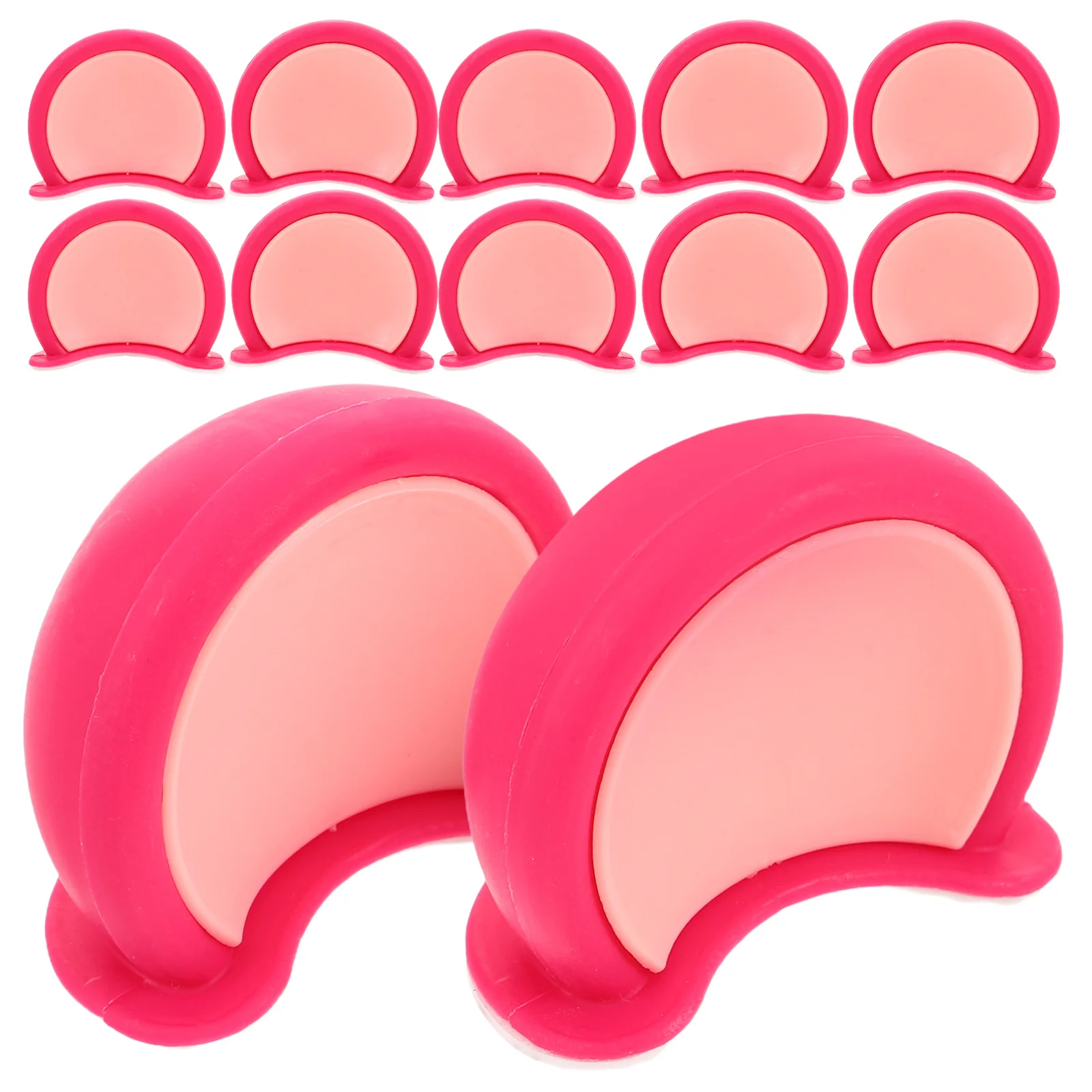 

12pcs Bear Ear Decor Cute Self-Adhesive Motorcycle Accessories For Scooter Electric Bike Durable Pvc Ears For