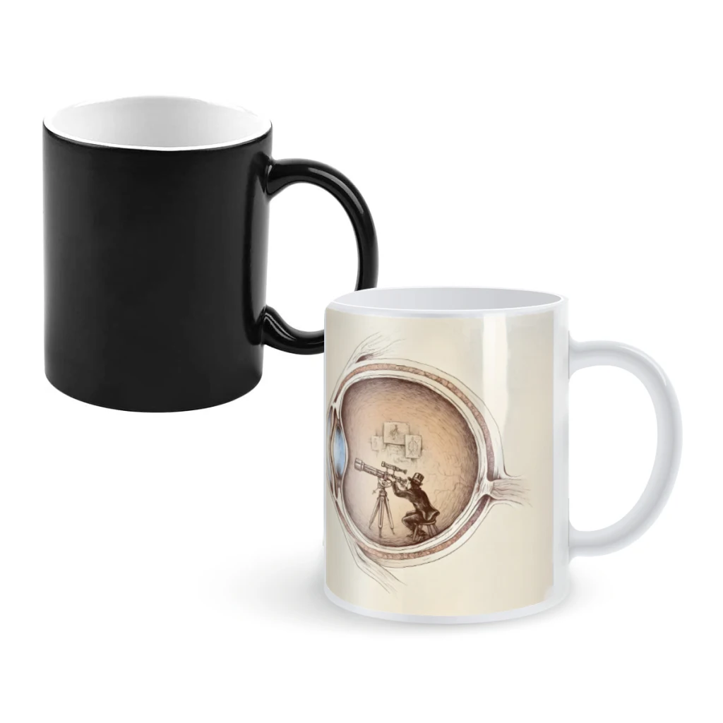 

Extraordinary ObserverCoffee Mugs And Mug Creative Color Change Tea Cup Ceramic Milk Cups Novelty Gifts