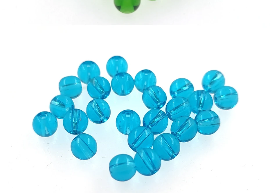 50-teiliges Set Angelstopper Runde Messingperlen Glasperlen 8mm 6mm Köder-Zubehör Karpfenangel-Ausrüstung – Detail 7
