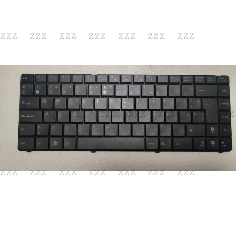ZZ Spanish Keyboard FOR ASUS K40 K40AB K40AC K40AD K40AF K40C K40ID K40IE K40IJ