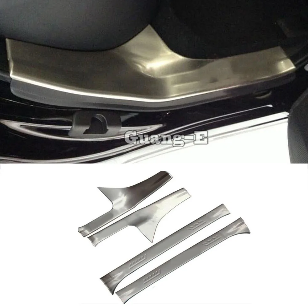 

For Subaru Forester 2013 2014 2015 2016 2017 2018 Car Stainless Steel Pedal Door Sill Scuff Plate Inner Built Threshold Strip
