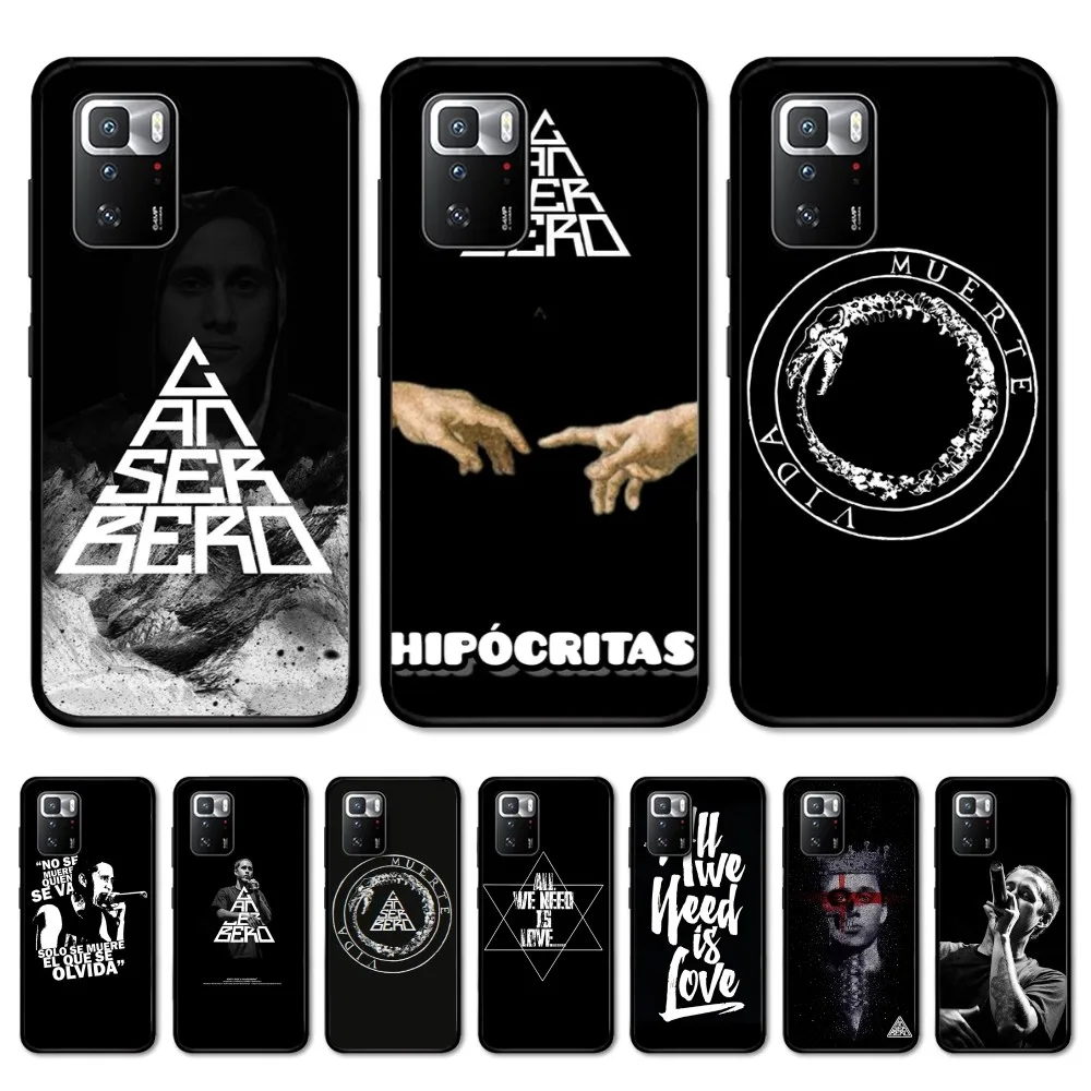 R-Residente C-Canserbero Phone Case For Redmi Note 4 X 5 A 6 7 8 T 9 9S 10 11 11S 11Epro Poco M3 Pro