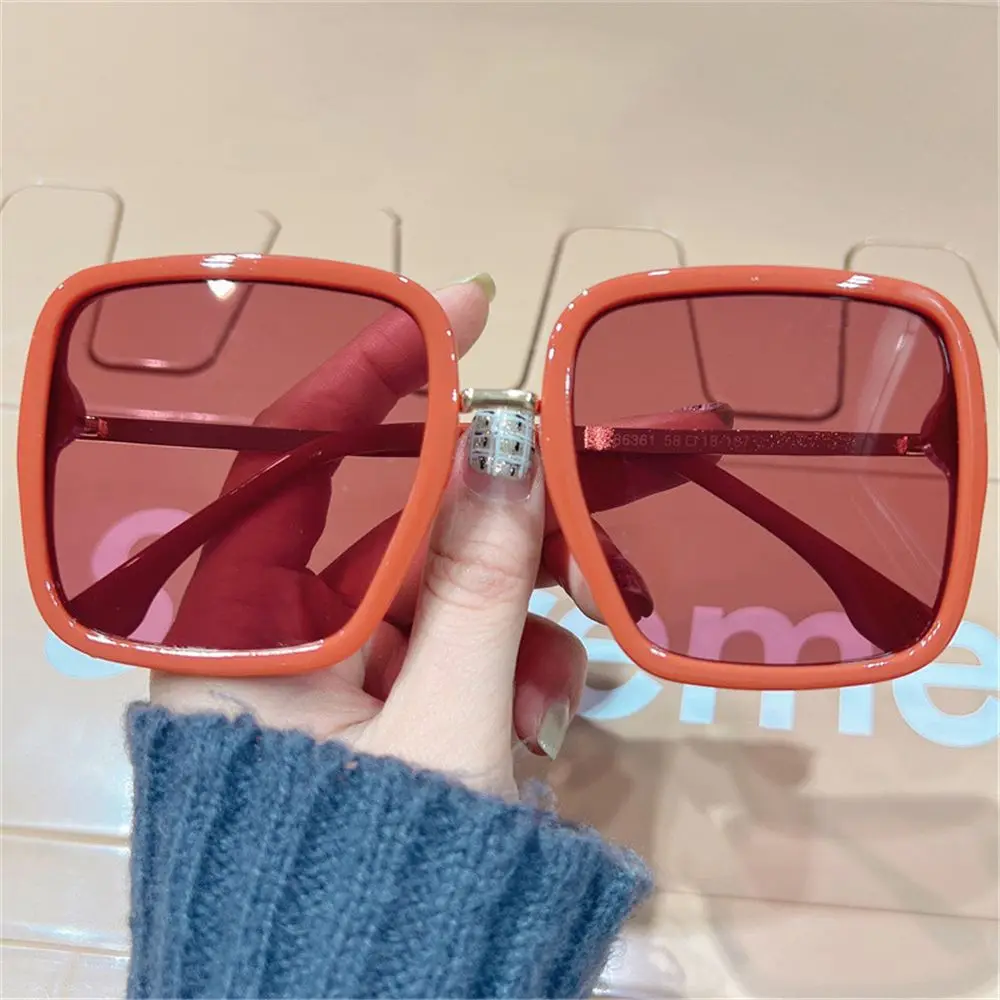 Square Sunglasses Women Black Oversized Sun Glasses Female Retro Vintage Big Frame Gradient Mirror Lunette De Soleil Femme