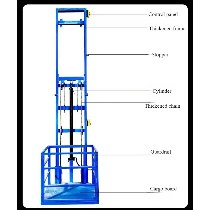

500KG-800KG Capacity Residential Home Elevator Hydraulic Drive,Compact Low Noise Design Safe & Durable for 2-12 Floors Duplex