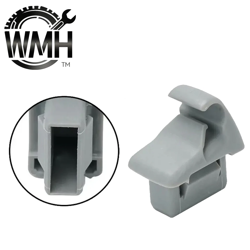 MR654343 2Pcs Plastic Left & Right Car Sun Visor Hook Clip Bracket Hanger  For Mitsubishi ASX 2012-2016 Lancer EVO10