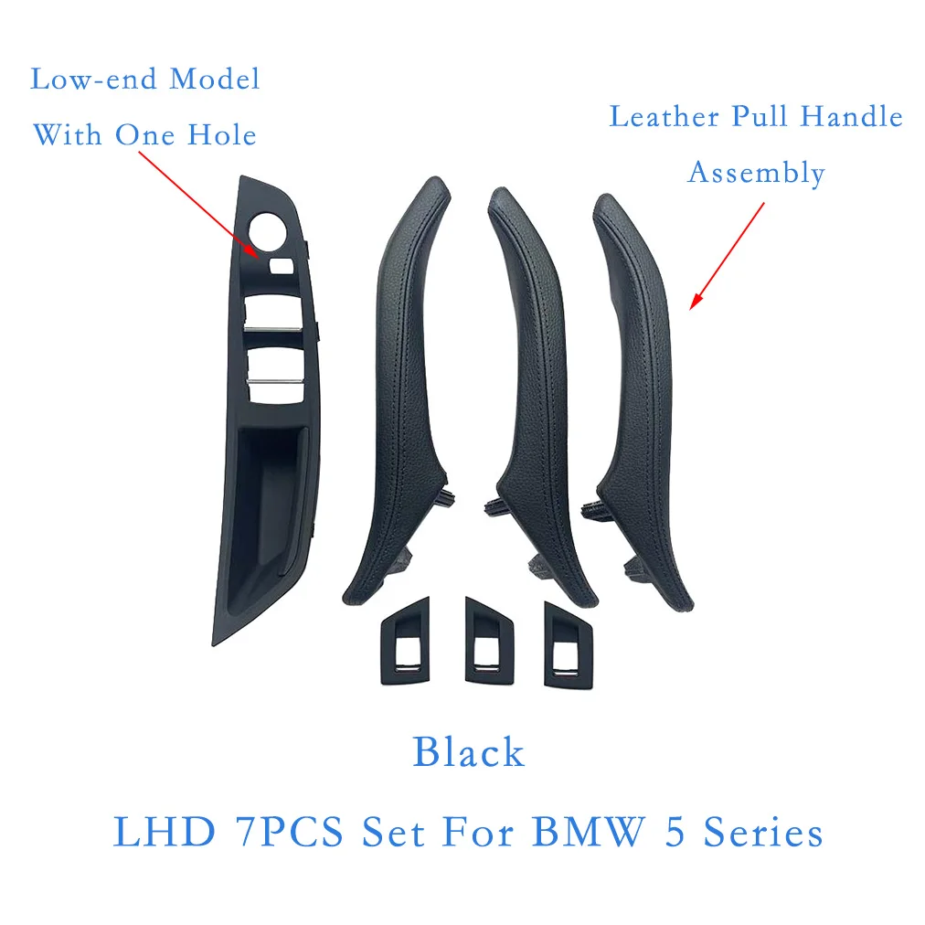 

For BMW 5 Series F10/F11 Inner Door Pull Handles Assembly&Window Panel LHD