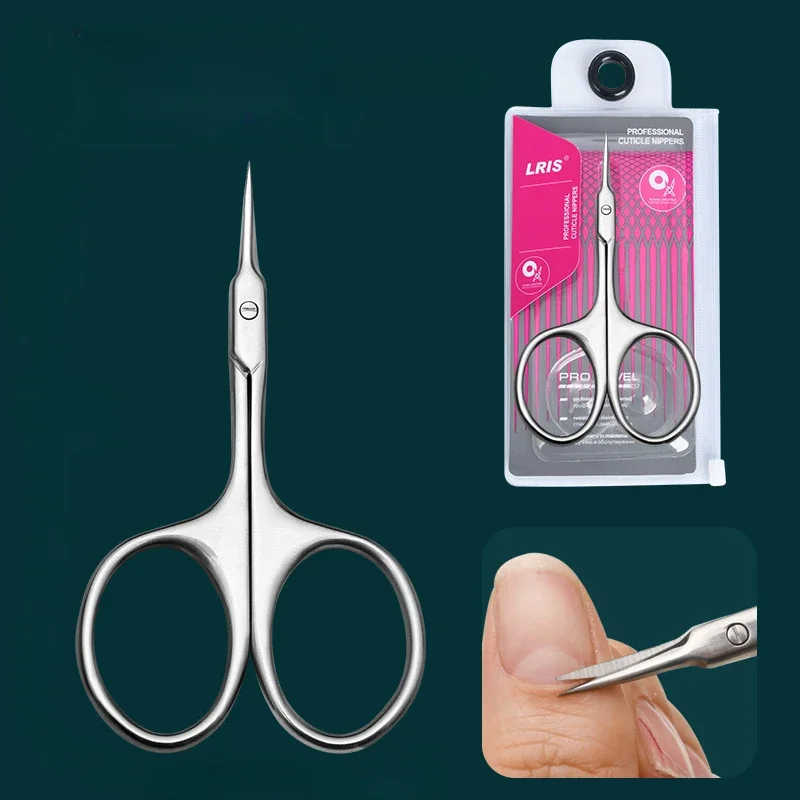 

1Pcs Professional Cuticle Scissors Nipper Trimmer Stainless Steel Cuticle Clipper Cutter Manicure Nail Tools