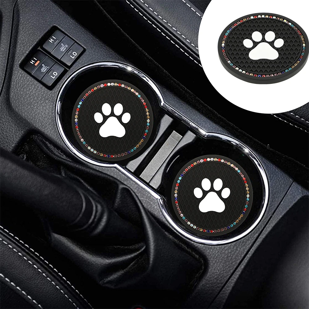

Cat Paw Coaster Scratch-resistant Cup Pad Car Water Enjoyment Holder Pvc Coasters for Versatile Chic and Elegant