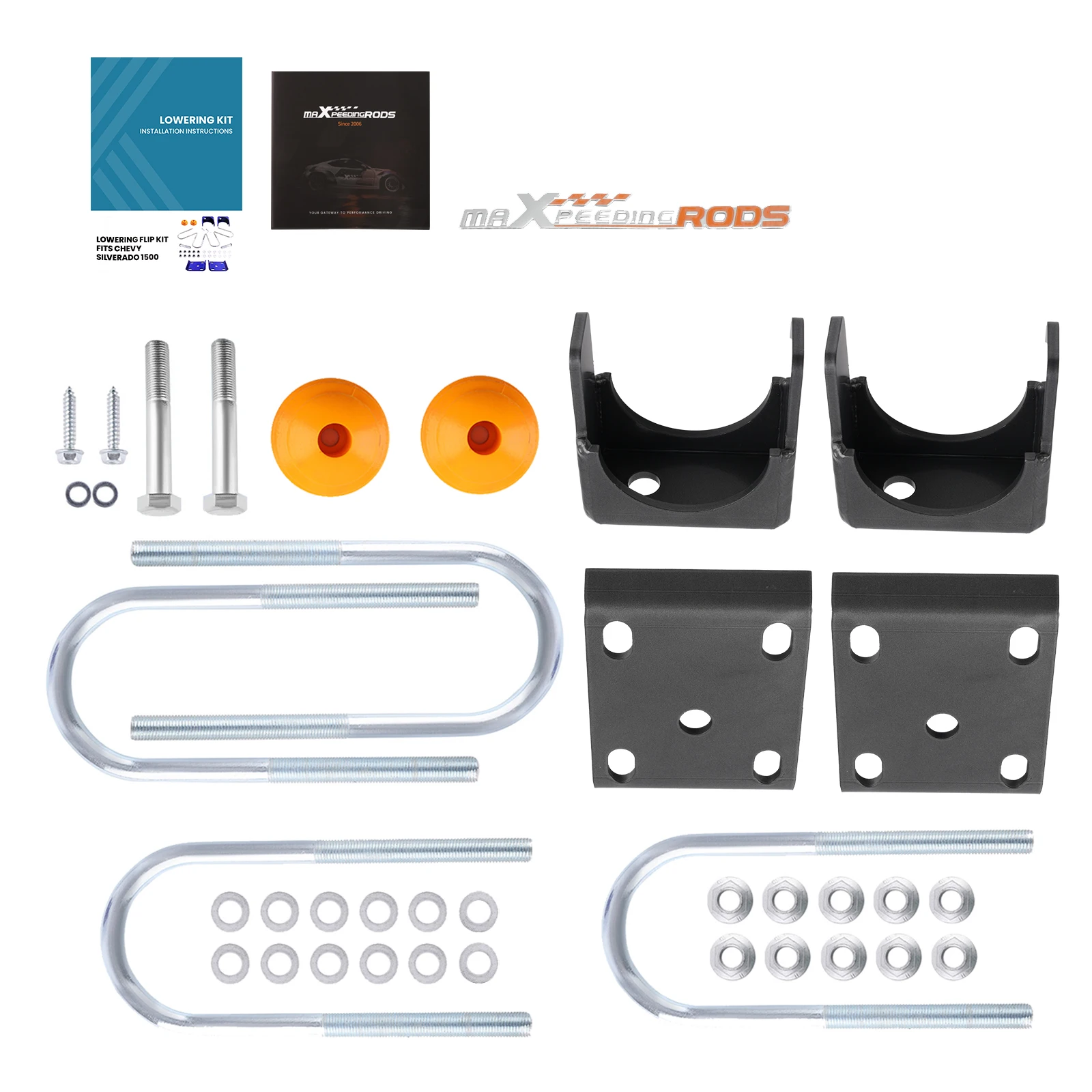 

6" Rear Lowering Flip Kit For Chevy Silverado GMC Sierra C1500 1/2 ton 1988-1998