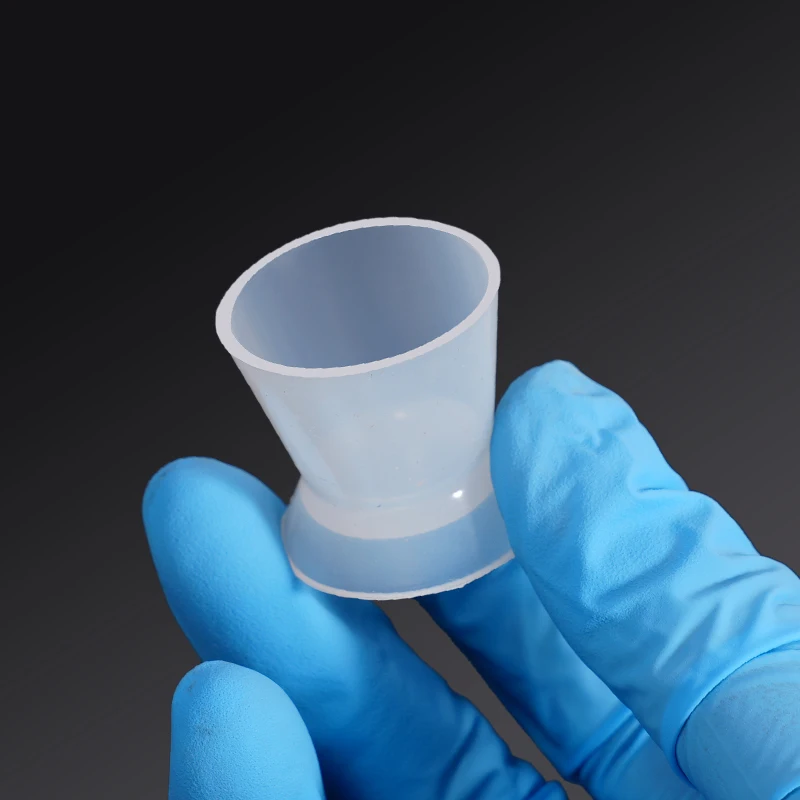 

1 шт. Мягкая силиконовая чаша для смешивания, медицинская резиновая чаша для гипса, инструмент для отбеливания зубов, стоматологическая лабораторная принадлежность