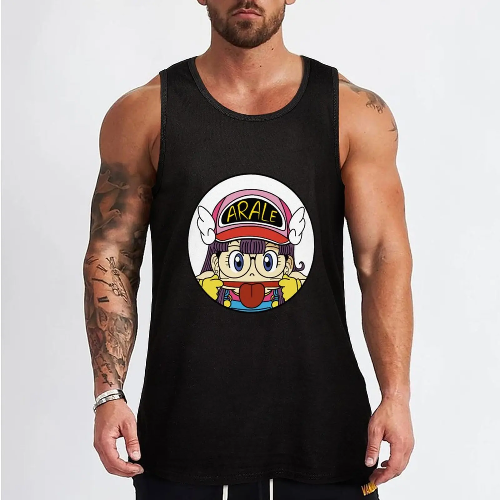 ARALE POPO Tank Top gym wear men t-shirts for Men's gym