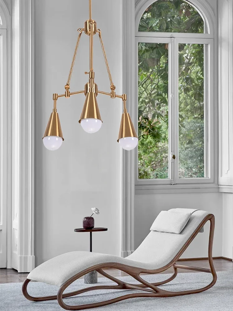 European Industrial Style Post-modern Chandeliers Designer High Ceiling Modern Metal Hanging Lamp Staircase Lighting Fixtures