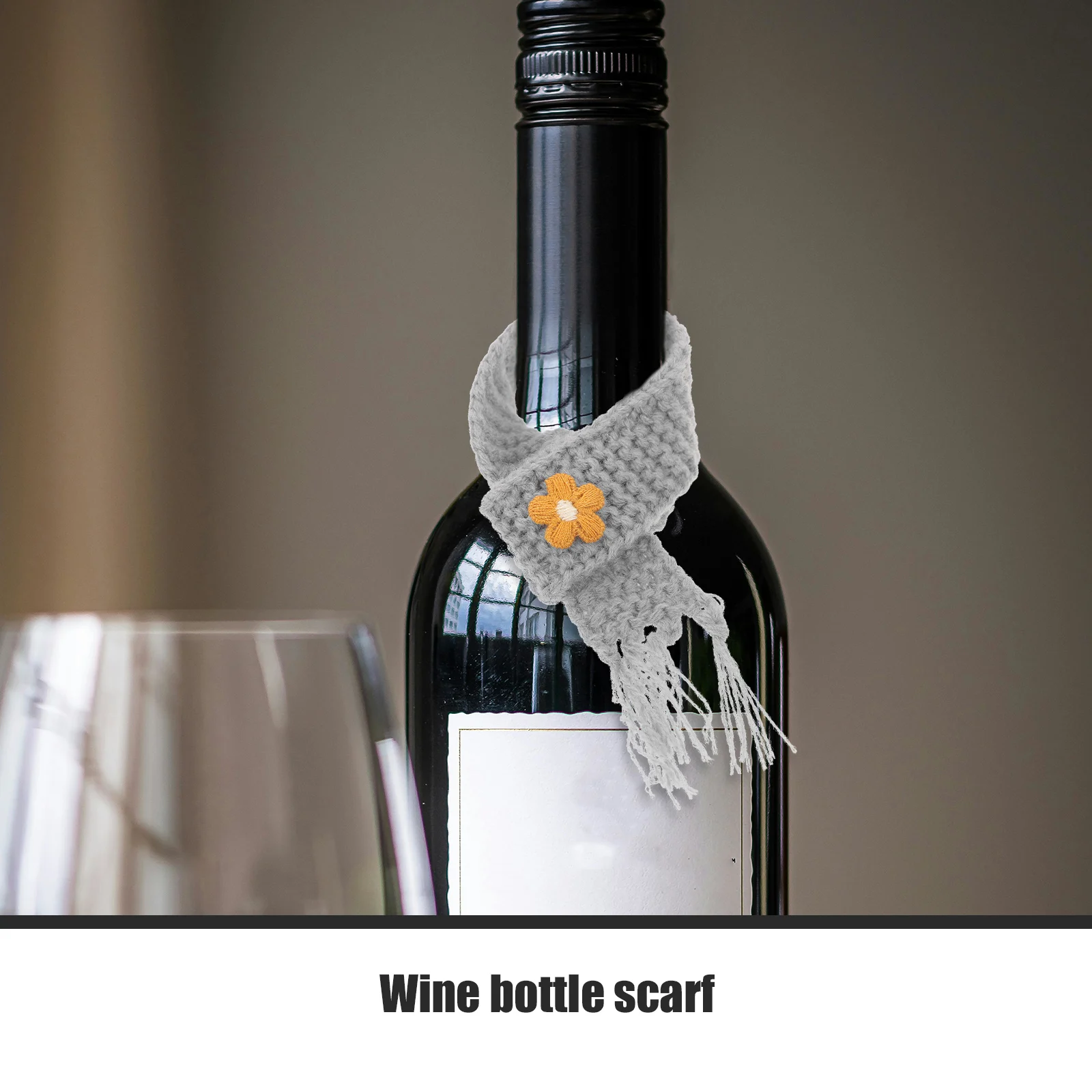 

5pcs Miniature Scarf Adjustable Diy Accessory Decorative Wine Bottle Decoration Kawaii Tiny Party Favor Mini House Supply