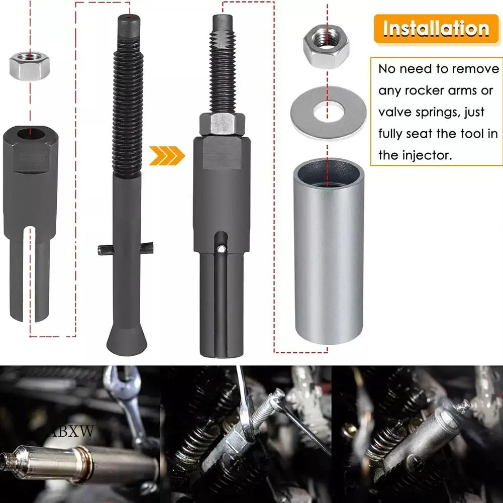 

Инструмент для снятия форсунок AW-6778 и 6779 + 7222, комплект для снятия и установки форсунок для двигателя GM Duramax 6,6 л J-44639, J-4659