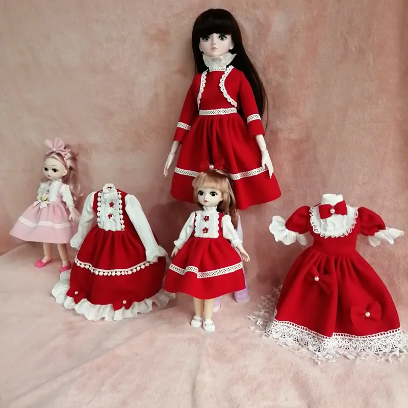 New 60cm Doll's Clothes 1/3 Bjd Doll Dress Up Accessories Lolita Style Clothes, No Doll