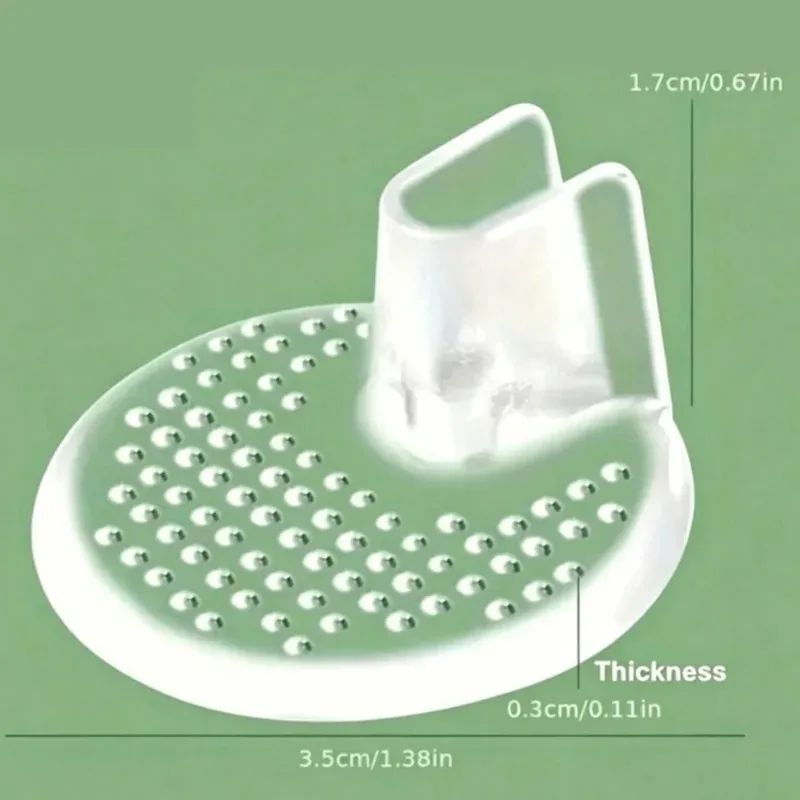 2-10PcsTransparent Silicone Gel Flip Flop Toe Clip Pads Forefoot Cushion Pain Relief ToeProtector Insoles for Sandals Flip Flops