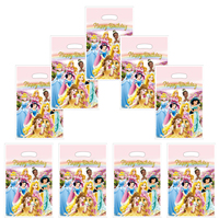 30pcs Disney Princess Birthday Party Gift Bags,Princess Candy Bags , Princess Goody Bags,Princess Birthday Party Supplies Decora