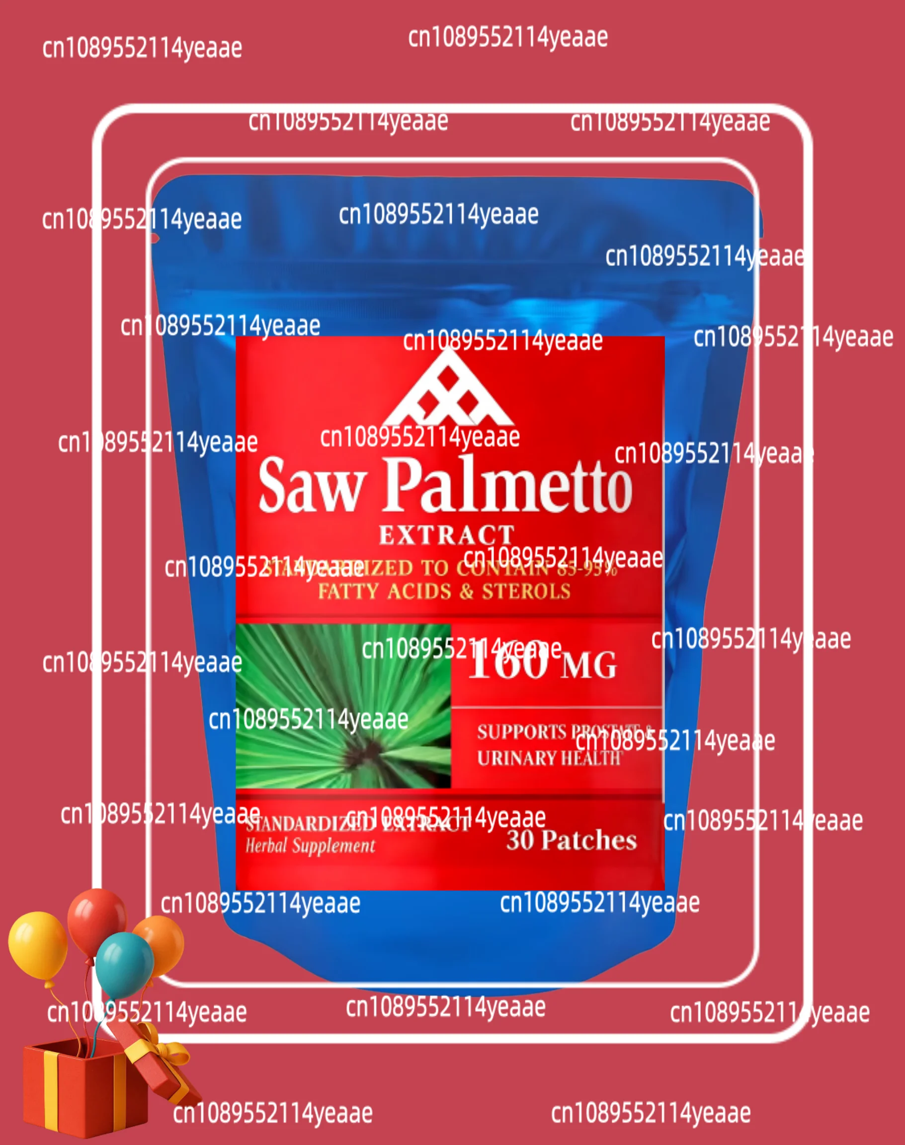 30 Patches Saw Palmetto Transdermal Patches Healthy Prostate Support For Men Urinary Health