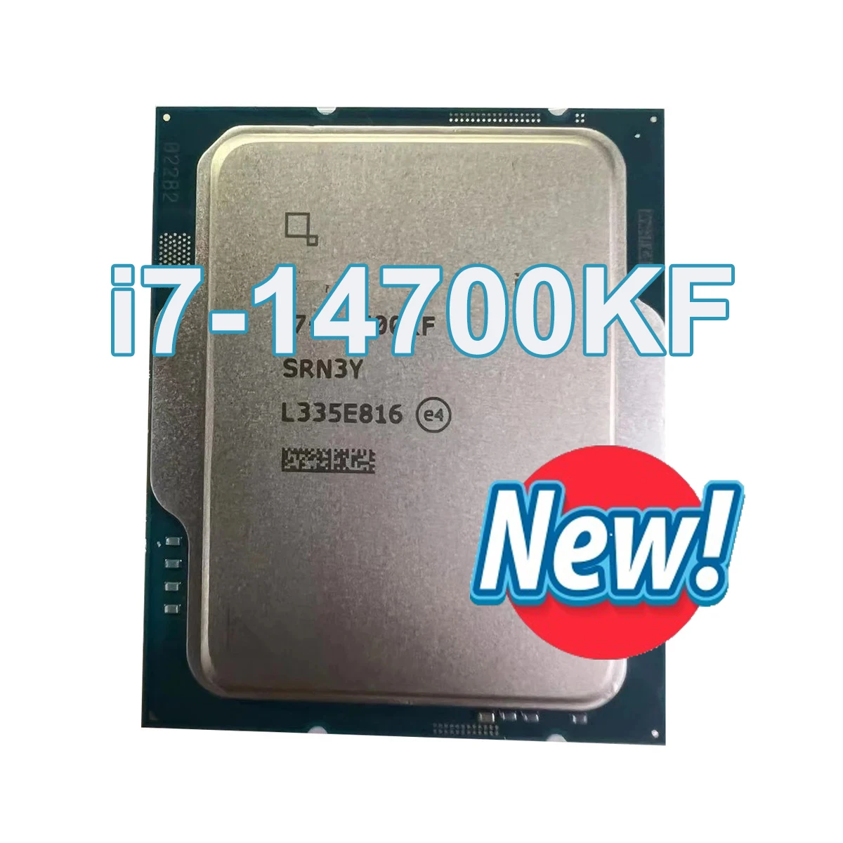 100% Brand New Intel i7-14700KF Core 14 processor with 20 cores and threads CPU up to 5.6GHz and 33M L3 cache i7-14700KF