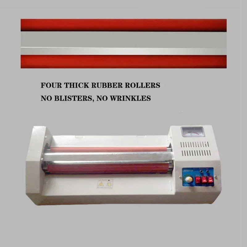 All-steel A3 Photo Laminator Office/Home Photo Menu Laminating Machine 220V/600W Laminating Machine