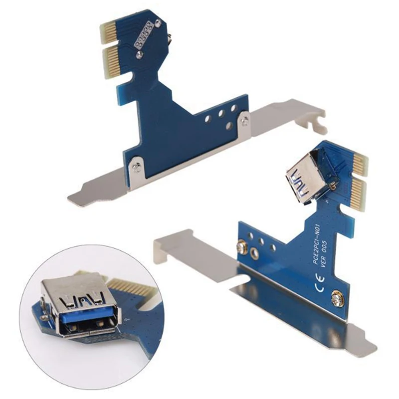 PCI-E To PCI Adapter Card PCIE To 2 PCI Slot Support Capture Card Golden Tax Card Sound Card Parallel Port Card-DTA9