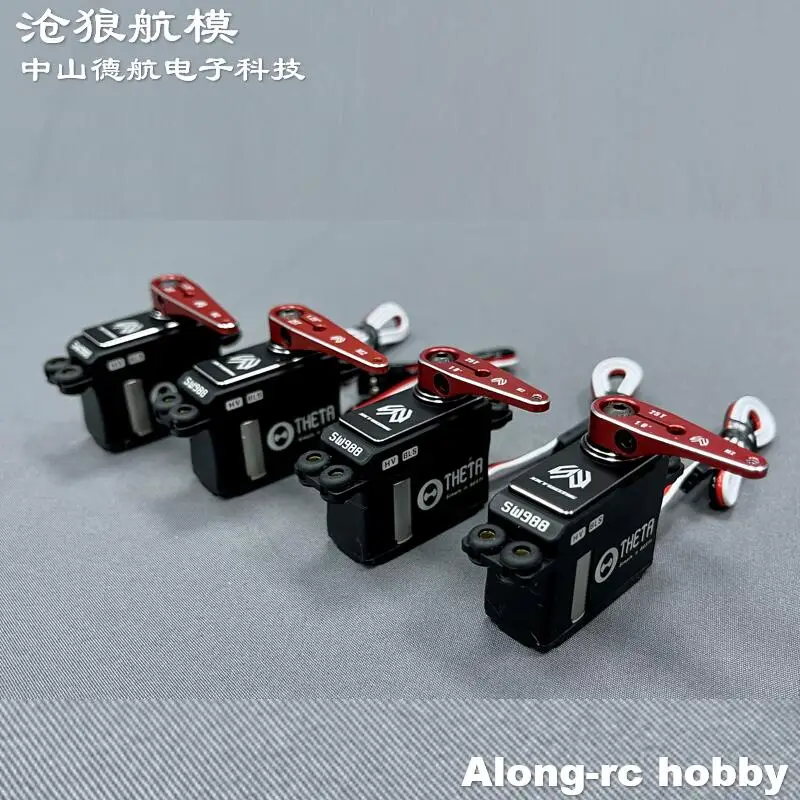 Skywing SW988 46g Servo digitale ingranaggi metallici Motore brushless con braccio 25T THM988 per RC 70E Modello di aereo 3D Aereo Parte di aereo