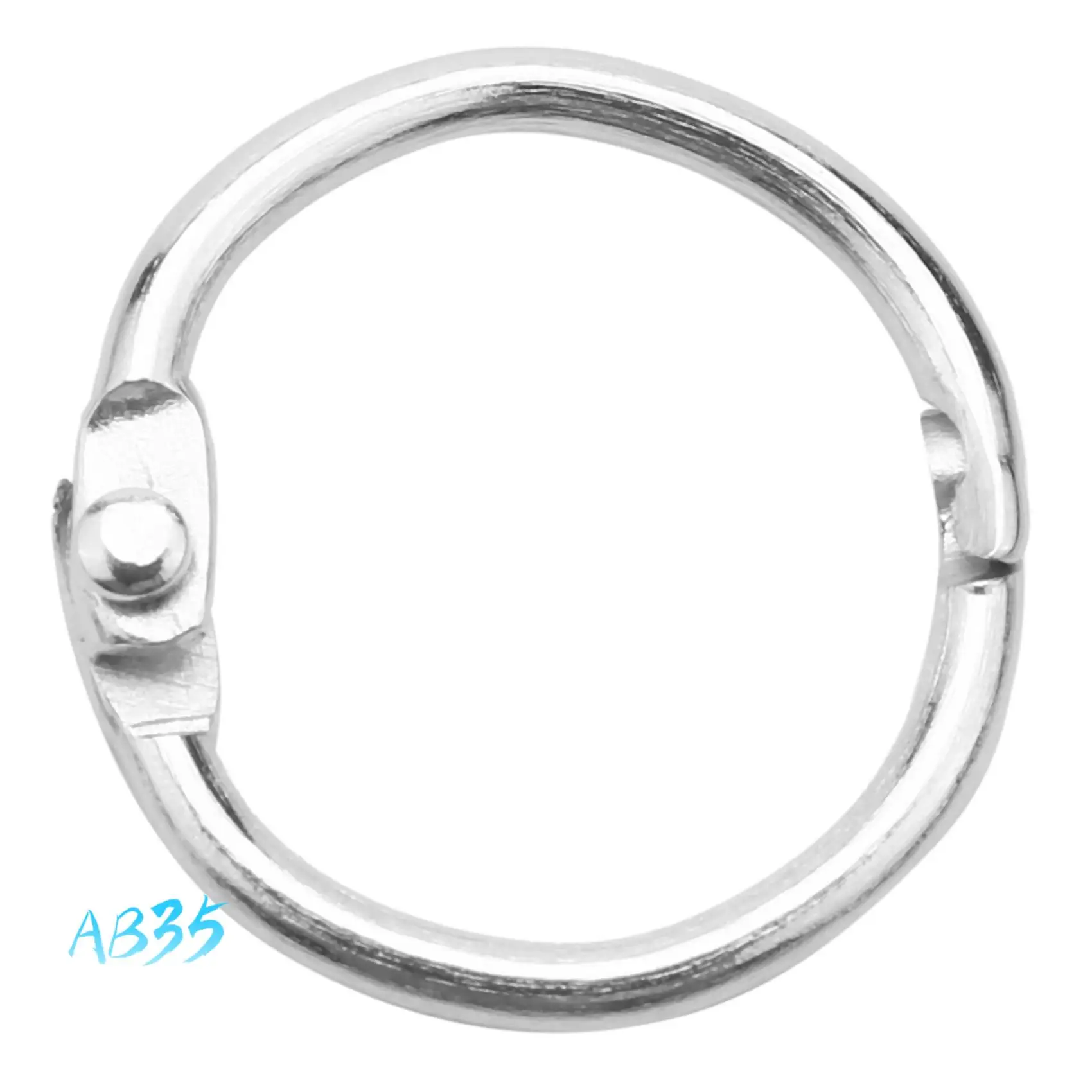 

AB35-100 шт. кольца для переплета вкладышей, брелоки для ключей, кольца для книг, кольца для переплета для скрапбукинга/альбома/ремесла