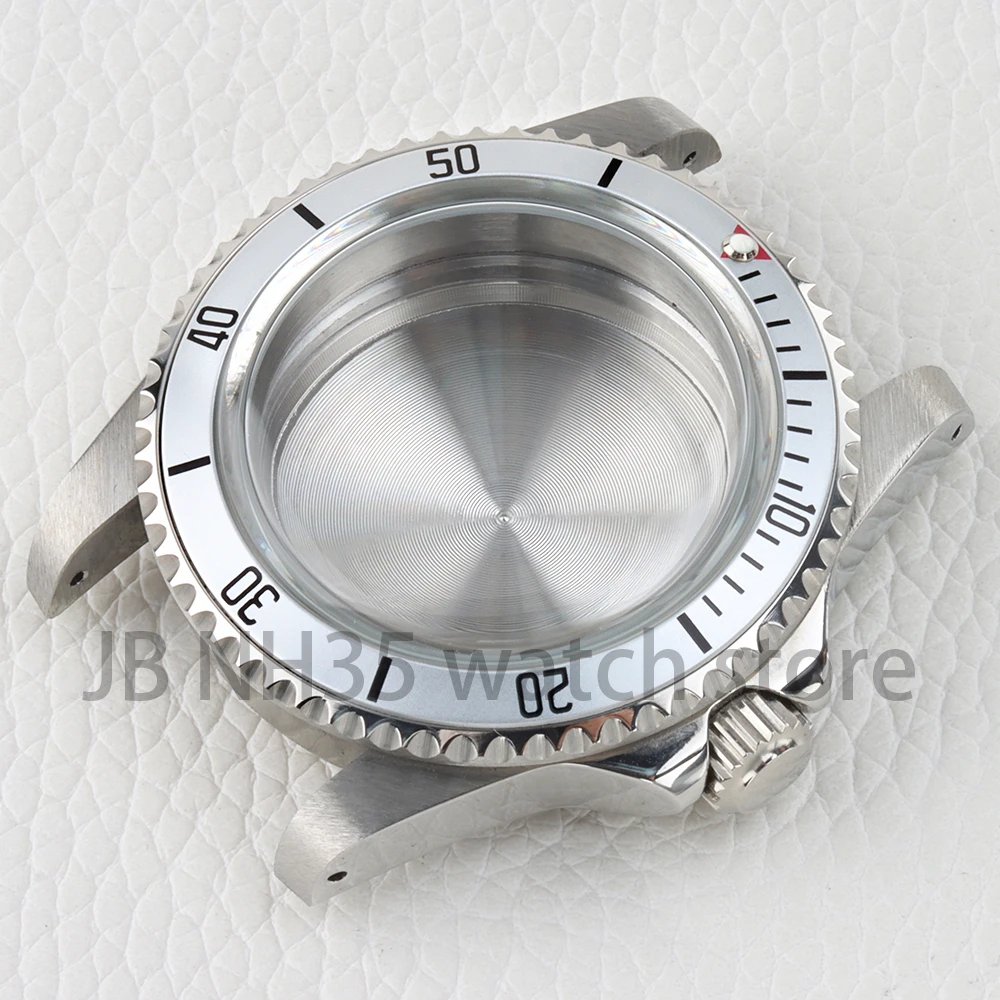 

39.5mm NH35 Round Glass Case Solid 316L Stainless Steel Sapphire Glass for Vintage NH35 NH36 Automatic Movement 28.5mm Dial