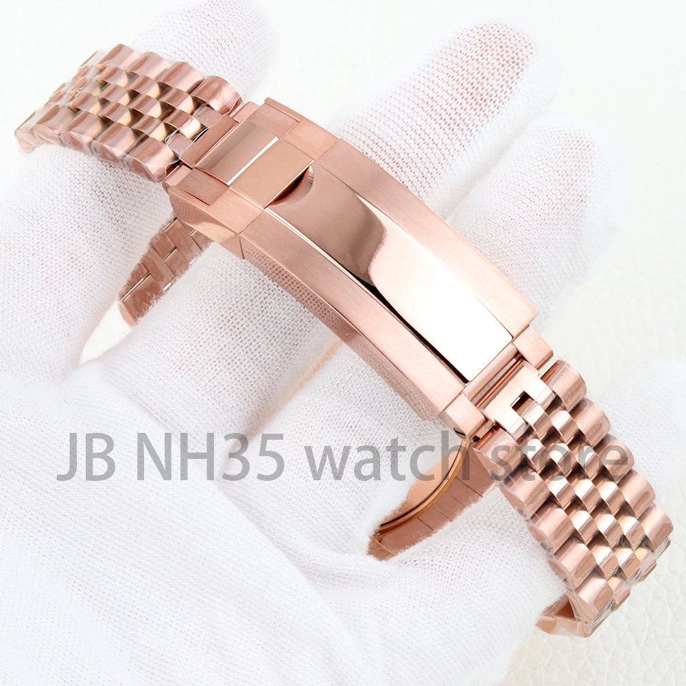 Rose Gold Pvd 36mm/39mm NH35 H - Solid Stainless Steel Watch Bracelet Jubilee recensie en prijs