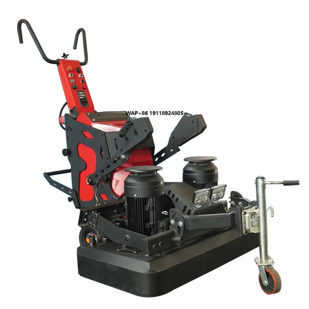 Remote Type Double 9KW Pan 1300mm Working Width 24 Heads Floor Grinder 380V Multifunctional Concrete Grinding Machine