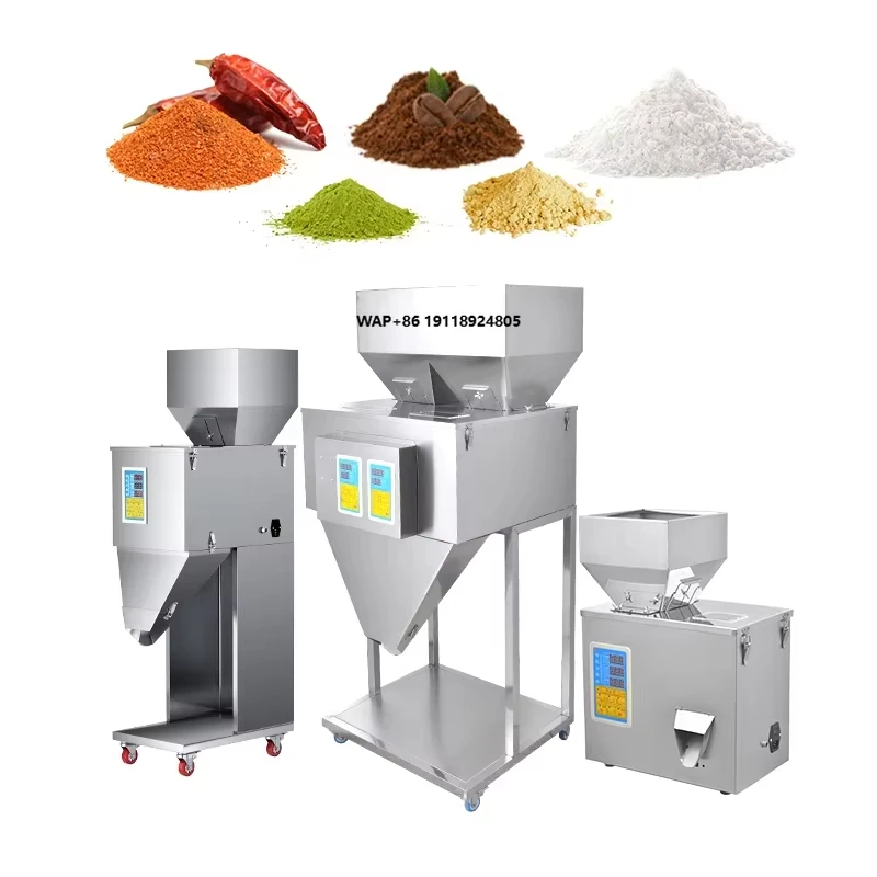 

Semi-Automatic Dry Powder Weighing Filling Machine for Coffee Tea Spice Flour Milk Powder Sachets Packaged in Plastic Bottles